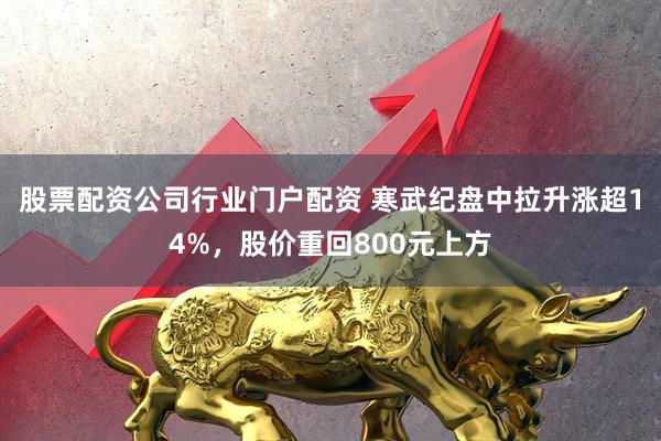 股票配资公司行业门户配资 寒武纪盘中拉升涨超14%，股价重回800元上方