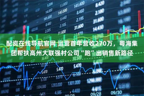 配资在线导航官网 运营首年营收270万，粤海集团帮扶高州大联强村公司“跑”出销售新路径